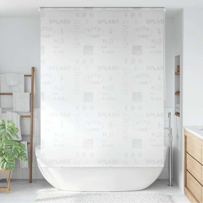 Afbeelding laden in galerijviewer, Vidaxl rolgordijn voor douche 160x240 cm splash
