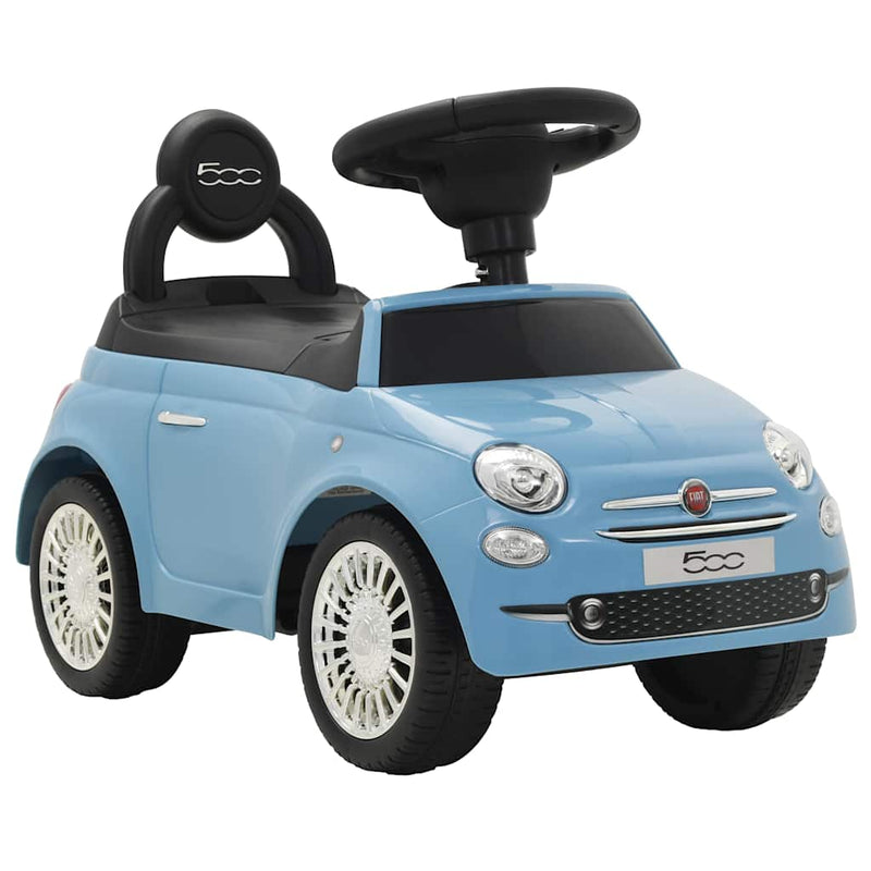 Afbeelding laden in galerijviewer, Vidaxl loopauto fiat 500 blauw
