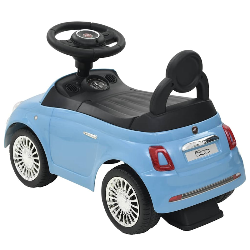 Afbeelding laden in galerijviewer, Vidaxl loopauto fiat 500 blauw
