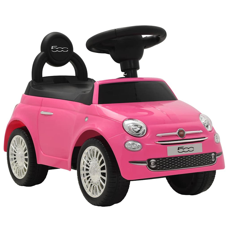 Afbeelding laden in galerijviewer, Vidaxl loopauto fiat 500 roze
