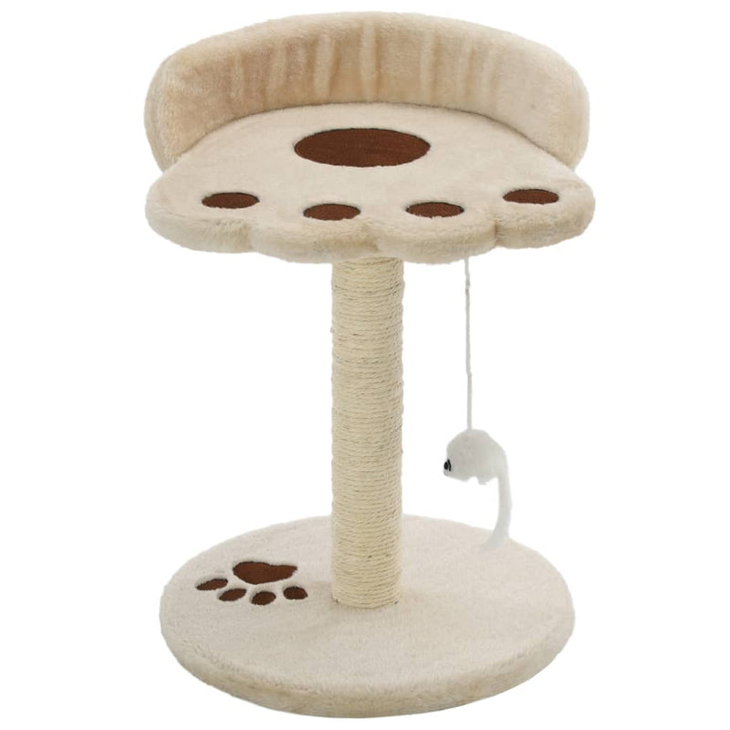 Afbeelding laden in galerijviewer, Vidaxl kattenkrabpaal met sisal krabpaal 40 cm beige en bruin
