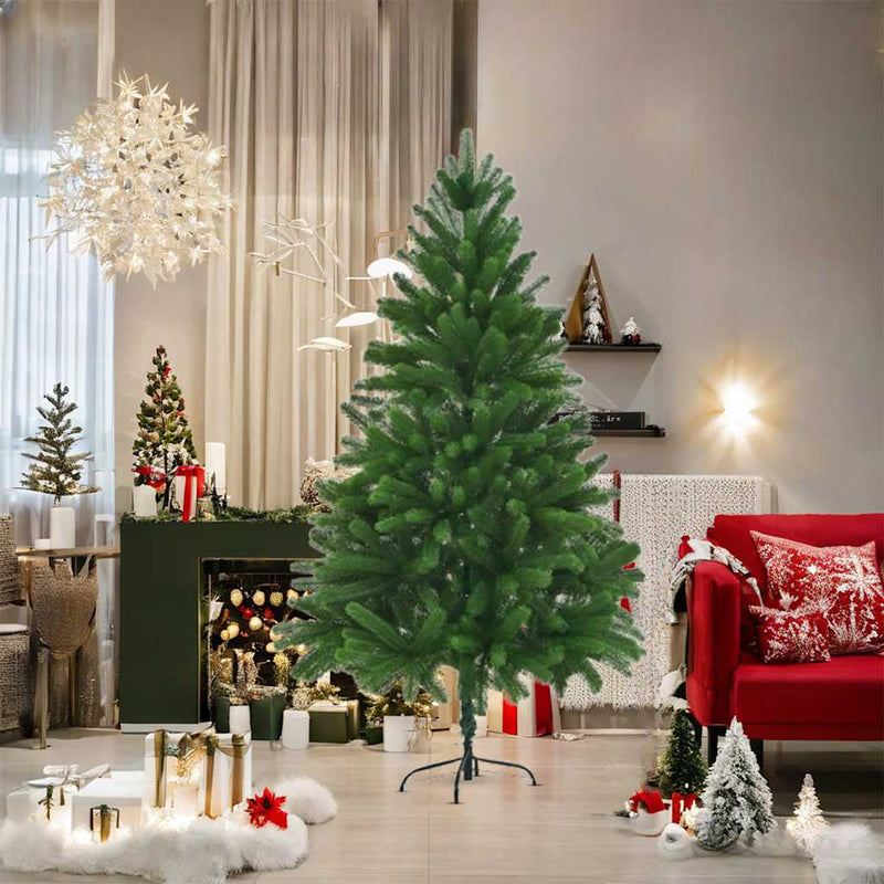 Afbeelding laden in galerijviewer, Vidaxl kunstkerstboom met levensechte naalden 180 cm groen
