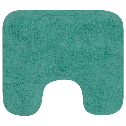 Vidaxl badmattenset stof turquoise 3-delig