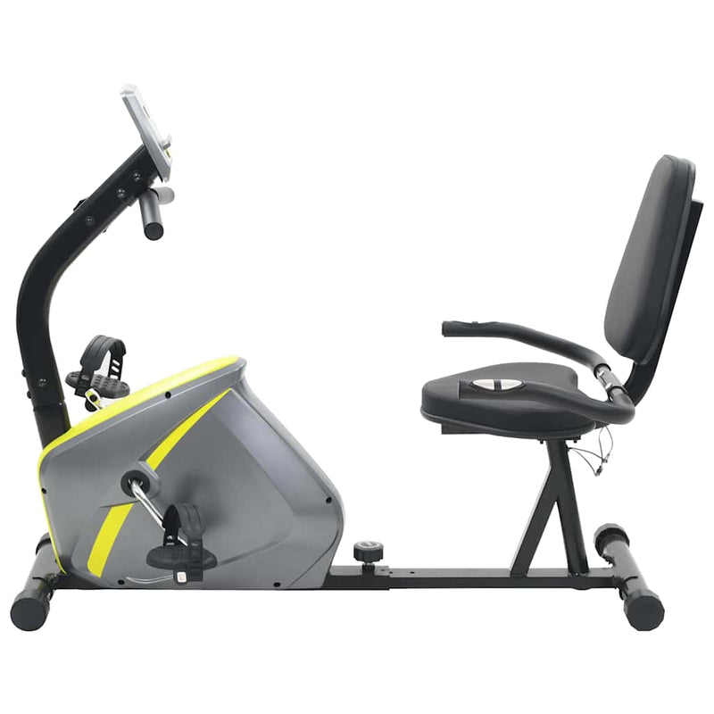 Afbeelding laden in galerijviewer, Vidaxl ligfiets hometrainer magnetisch met hartslagmeter
