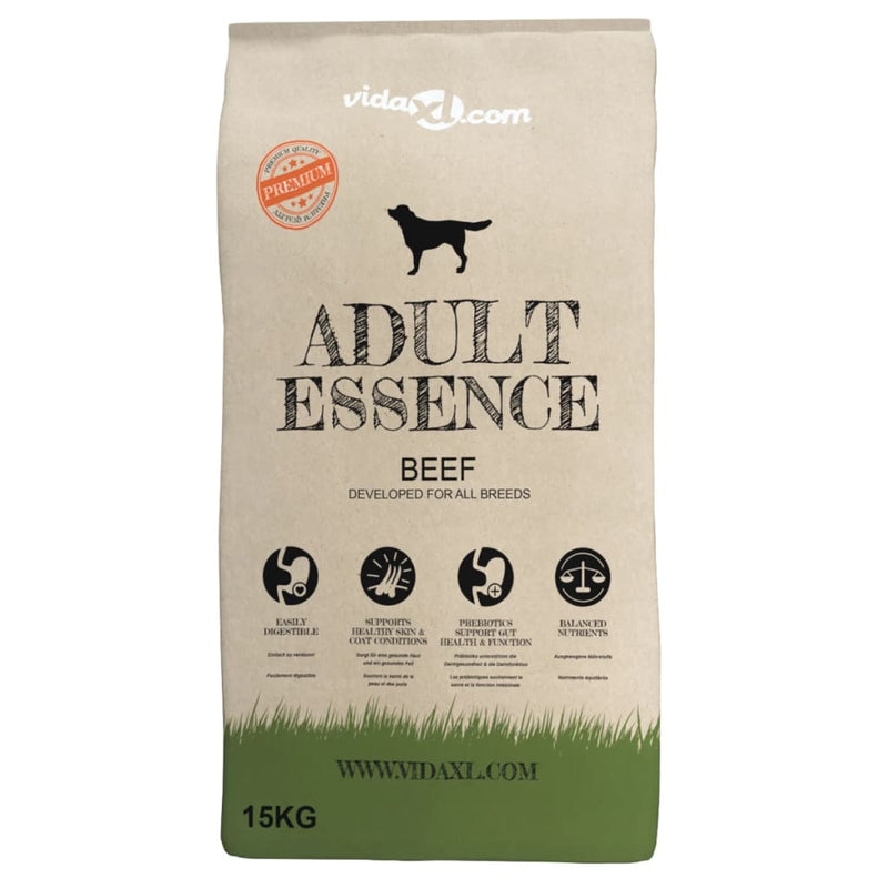 Afbeelding laden in galerijviewer, VidaXL Premium hondenvoer droog Adult Essence Beef 30 kg 2 st
