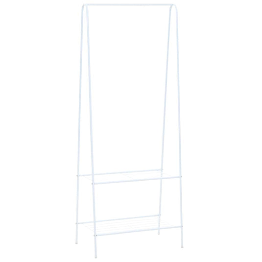 Vidaxl kledingrek 59x35x150 cm wit