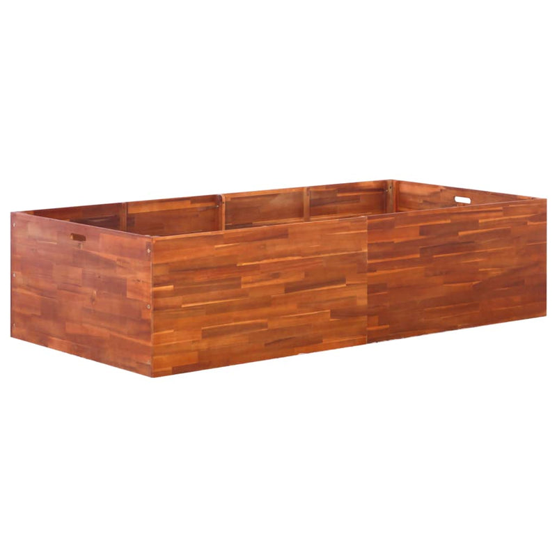Afbeelding laden in galerijviewer, Vidaxl plantenbak verhoogd 200x100x50 cm acaciahout
