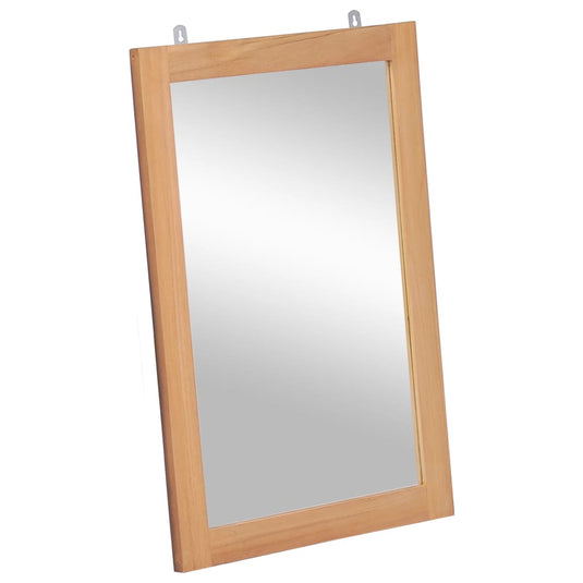 Vidaxl wandspiegel 50x70 cm massief teakhout