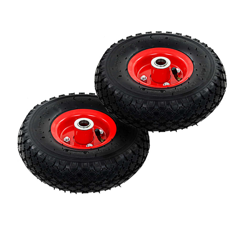 Afbeelding laden in galerijviewer, Vidaxl steekwagenwielen 2 st 3,00-4 (245x82) rubber
