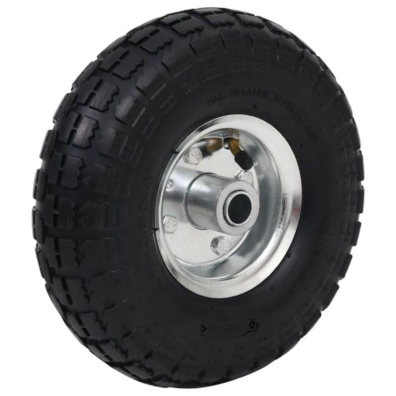 Afbeelding laden in galerijviewer, Vidaxl steekwagenwielen 4,10 3,50-4 (260x83) rubber 2 st
