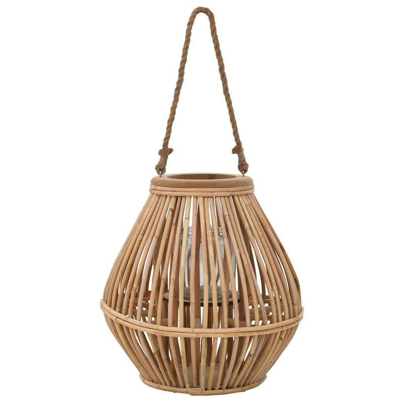 Afbeelding laden in galerijviewer, Vidaxl lantaarnhouder hangend wicker naturel
