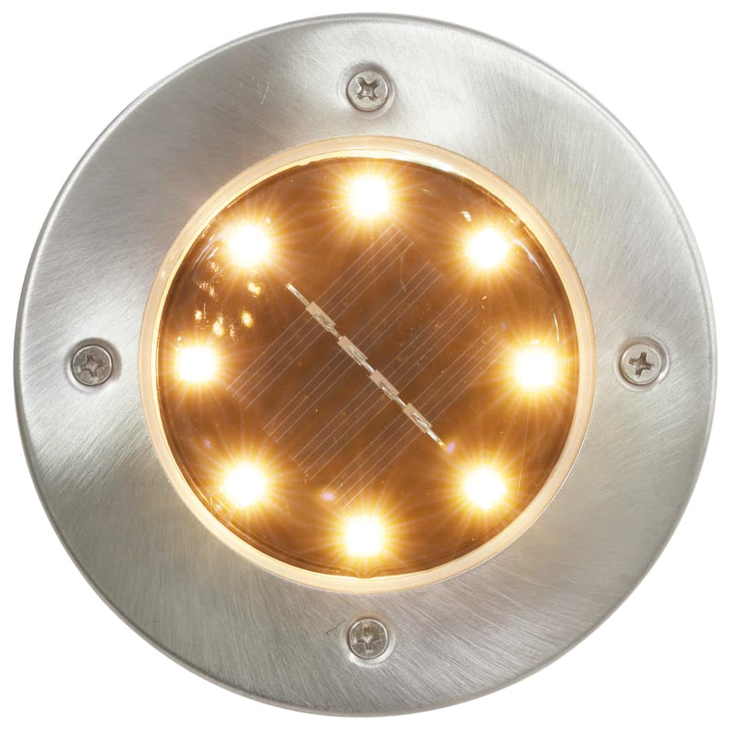 Afbeelding laden in galerijviewer, Vidaxl grondlampen 8 st solar led warmwit
