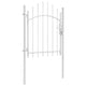 Vidaxl poort 1x1,75 m staal wit