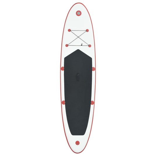 VidaXL Stand-up paddleboard opblaasbaar rood en wit
