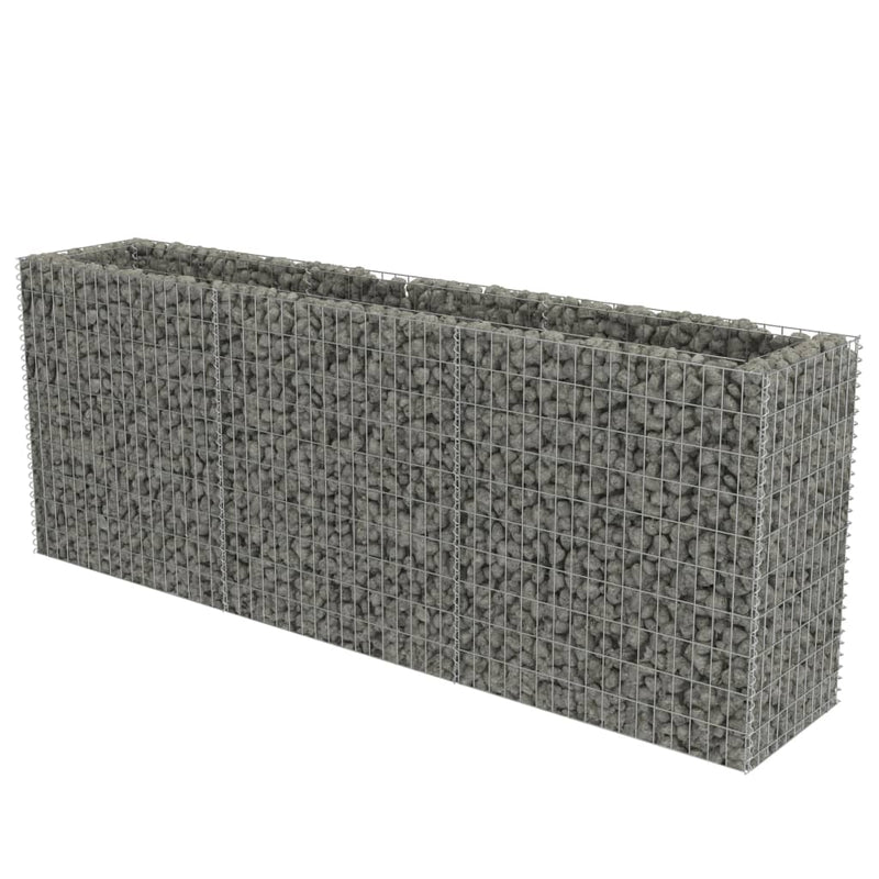Afbeelding laden in galerijviewer, VidaXL Gabion plantenbak verhoogd 270x50x100 cm gegalvaniseerd staal
