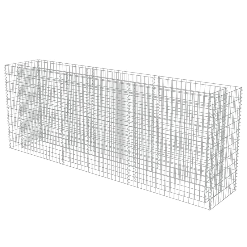 Afbeelding laden in galerijviewer, VidaXL Gabion plantenbak verhoogd 270x50x100 cm gegalvaniseerd staal
