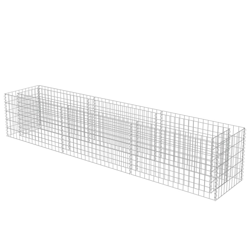 Afbeelding laden in galerijviewer, Vidaxl gabion plantenbak verhoogd 270x50x50 cm gegalvaniseerd staal
