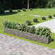 Vidaxl gabion plantenbak verhoogd 450x50x50 cm gegalvaniseerd staal