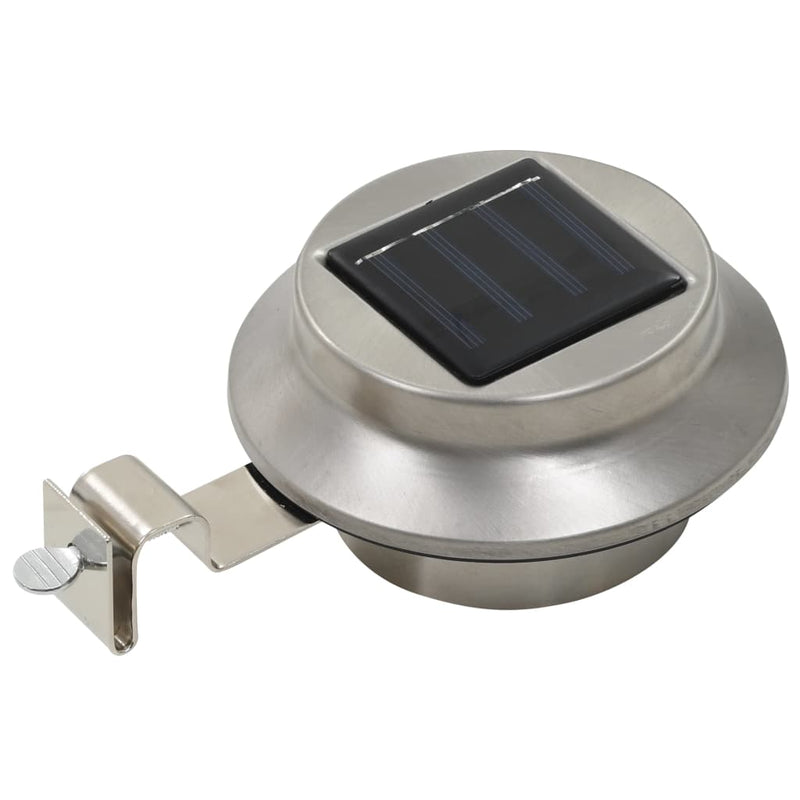 Afbeelding laden in galerijviewer, Vidaxl led-solarlampen rond 12 cm wit 6 st
