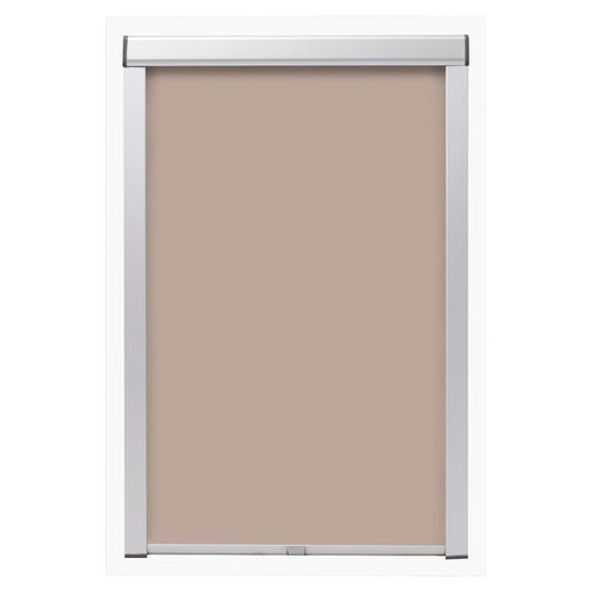 Vidaxl rolgordijn verduisterend beige sk06