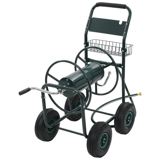 Vidaxl tuinslangtrolley met 1 2 slangkoppeling 75 m staal
