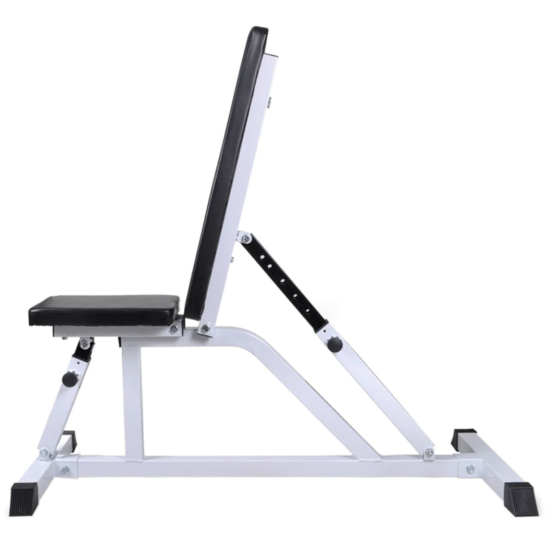 Afbeelding laden in galerijviewer, VidaXL Trainingsbank met halterset 60,5 kg
