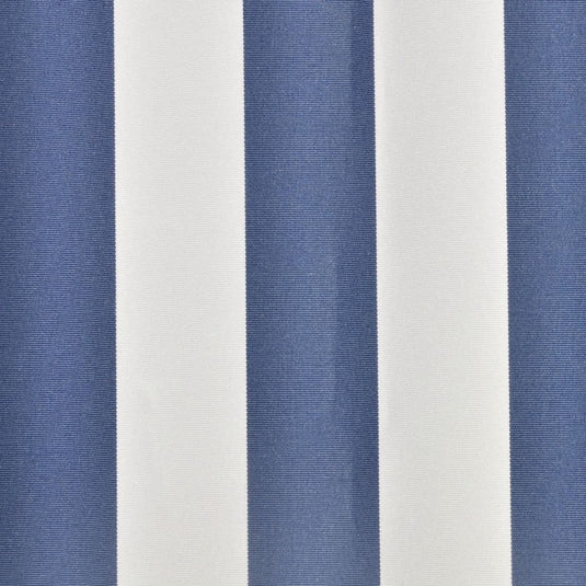 Vidaxl luifeldoek 350x250 cm canvas blauw en wit