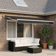 Vidaxl vervangingsdoek voor luifel 300x250 cm polyester grijs