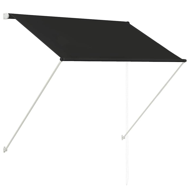 Afbeelding laden in galerijviewer, Vidaxl luifel uittrekbaar 150x150 cm antraciet

