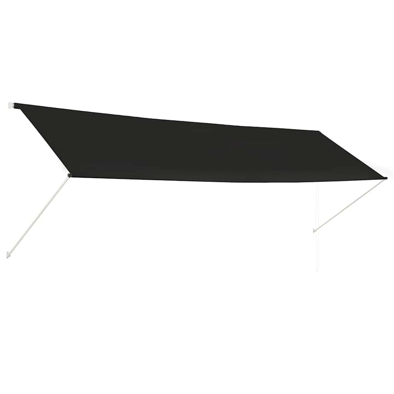 Afbeelding laden in galerijviewer, Vidaxl luifel uittrekbaar 400x150 cm antraciet
