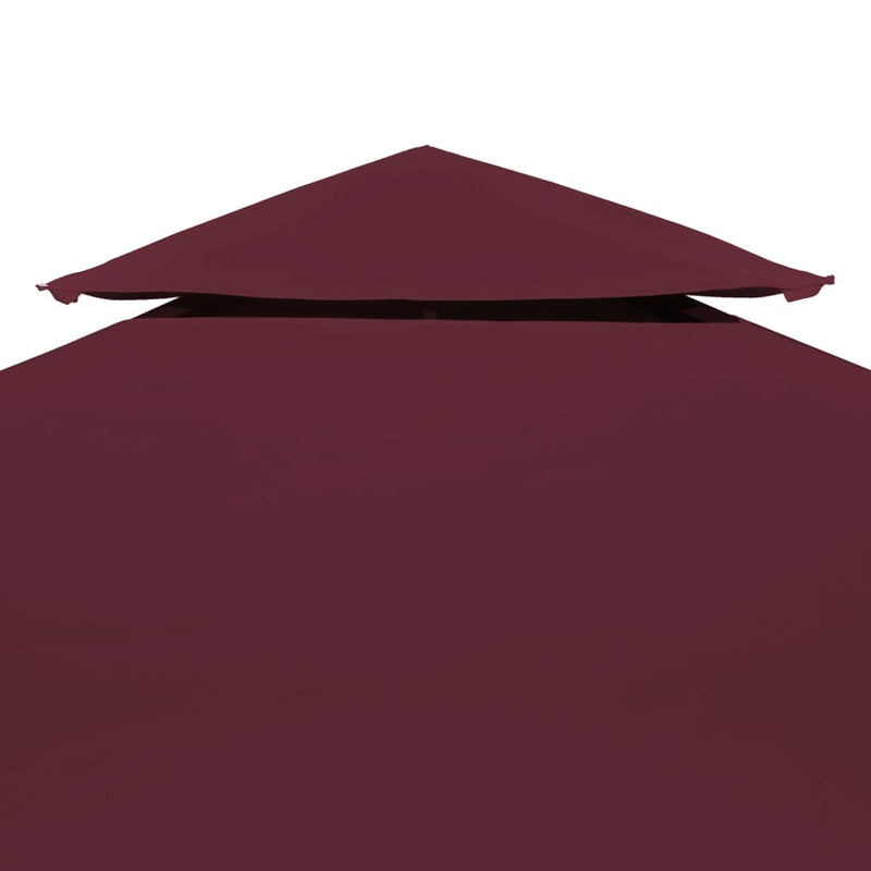 Afbeelding laden in galerijviewer, Vidaxl prieeldak 2-laags 4x3m 310 g m² bordeaux

