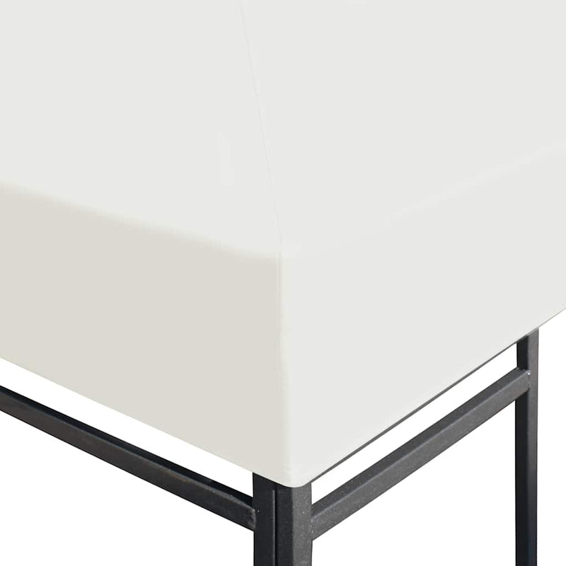 Afbeelding laden in galerijviewer, Vidaxl prieeldak 310 g m² 4x3 m crèmewit
