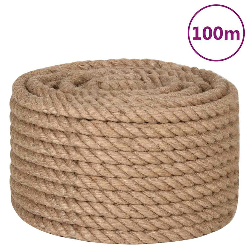 Afbeelding laden in galerijviewer, Vidaxl touw 20 mm 100 m 100% jute
