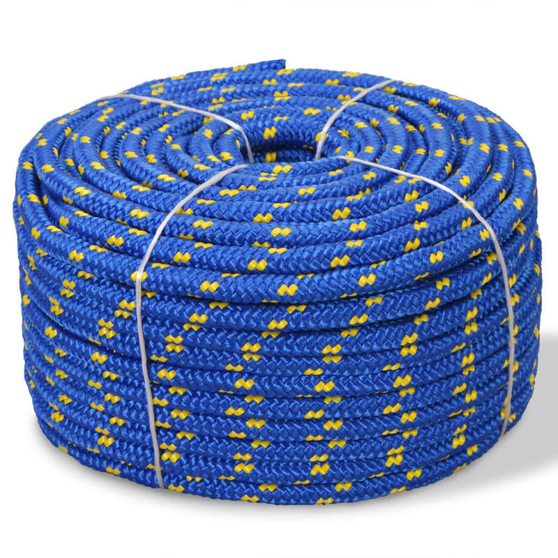 Afbeelding laden in galerijviewer, Vidaxl boot touw 8 mm 500 m polypropyleen blauw
