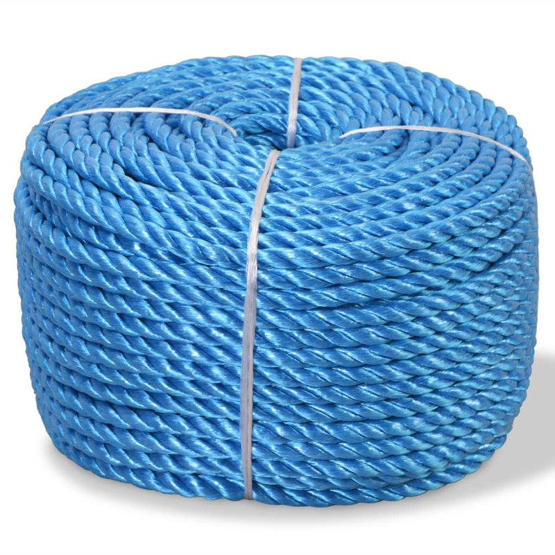 Afbeelding laden in galerijviewer, Vidaxl touw gedraaid 8 mm 500 m polypropyleen blauw
