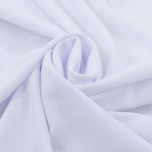 Vidaxl 2 st tafelhoezen stretch met rok 150x74 cm wit