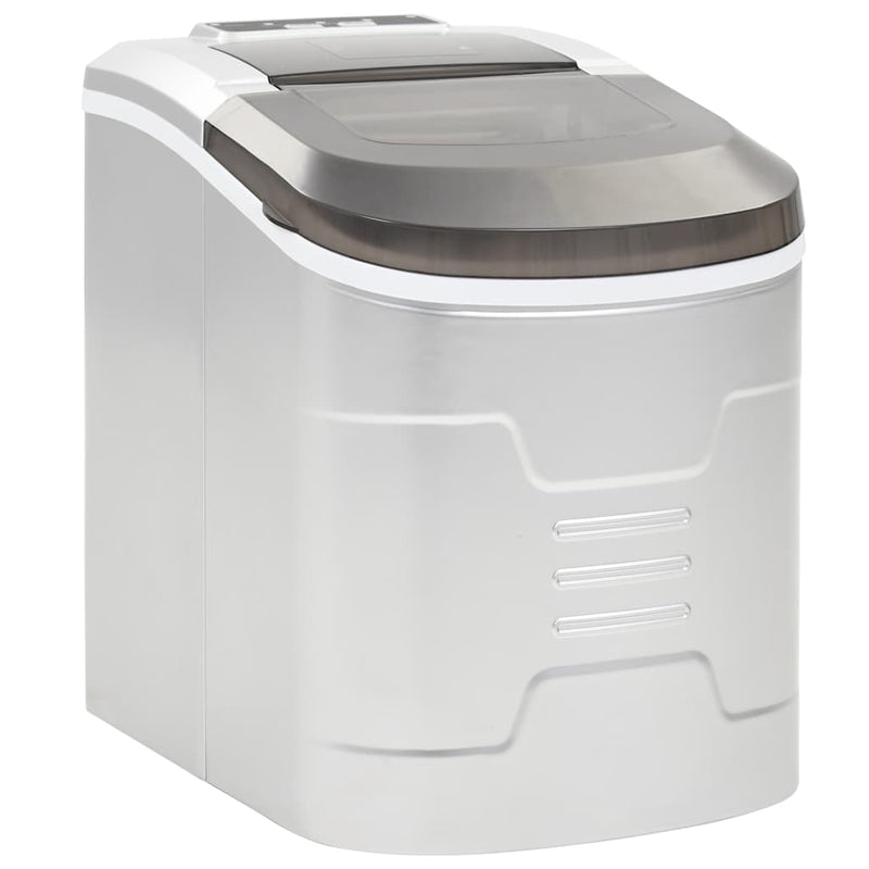 Afbeelding laden in galerijviewer, Vidaxl ijsblokjesmachine 2,4 l 15 kg 24 u zilver
