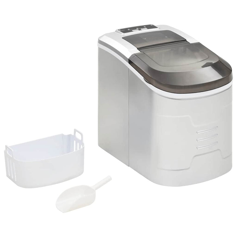 Afbeelding laden in galerijviewer, Vidaxl ijsblokjesmachine 2,4 l 15 kg 24 u zilver

