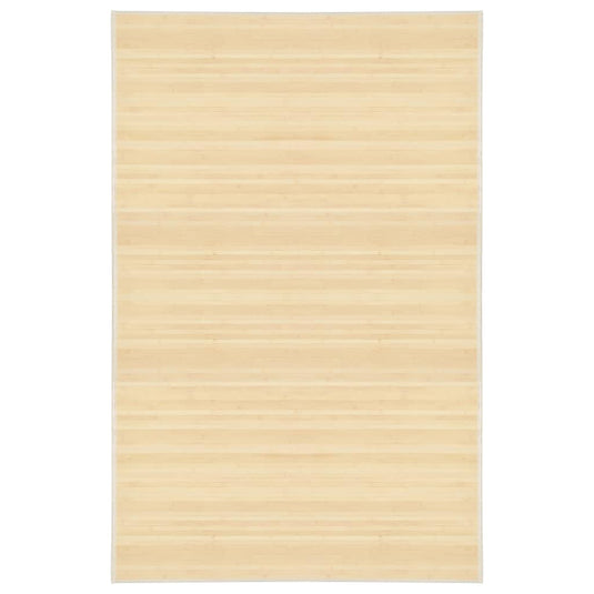 Vidaxl tapijt 100x160 cm bamboe naturel