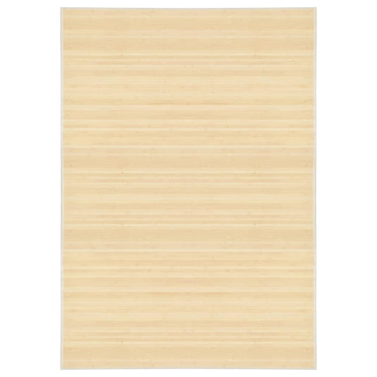 VidaXL Tapijt 160x230 cm bamboe natuurlijk