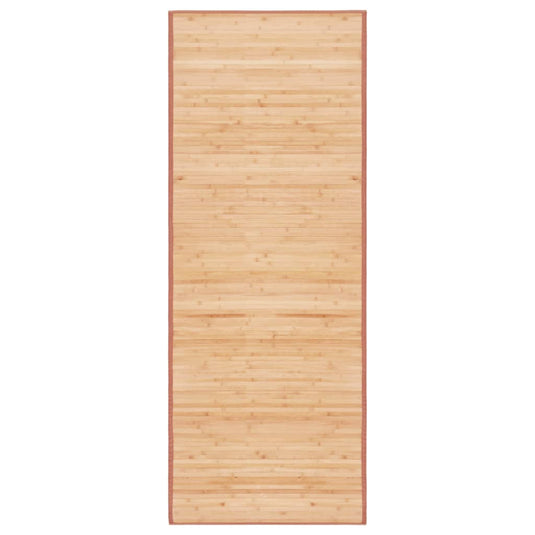Vidaxl tapijt 80x200 cm bamboe bruin