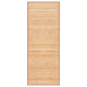 Vidaxl tapijt 80x200 cm bamboe bruin