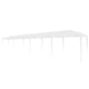 Vidaxl partytent 3x12 m pe wit