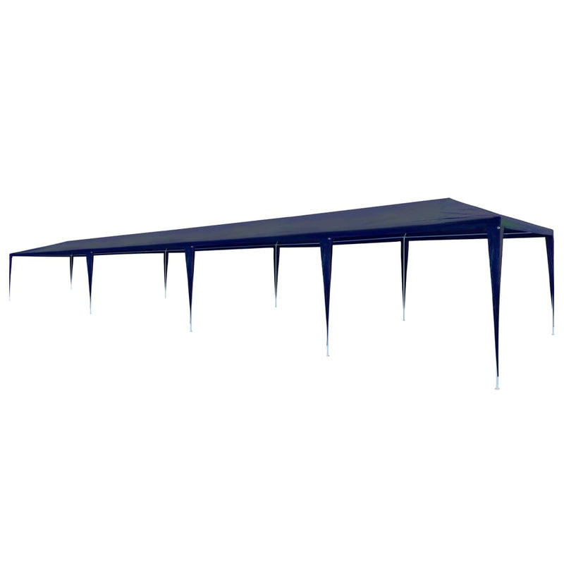 Afbeelding laden in galerijviewer, Vidaxl partytent 3x12 m pe blauw
