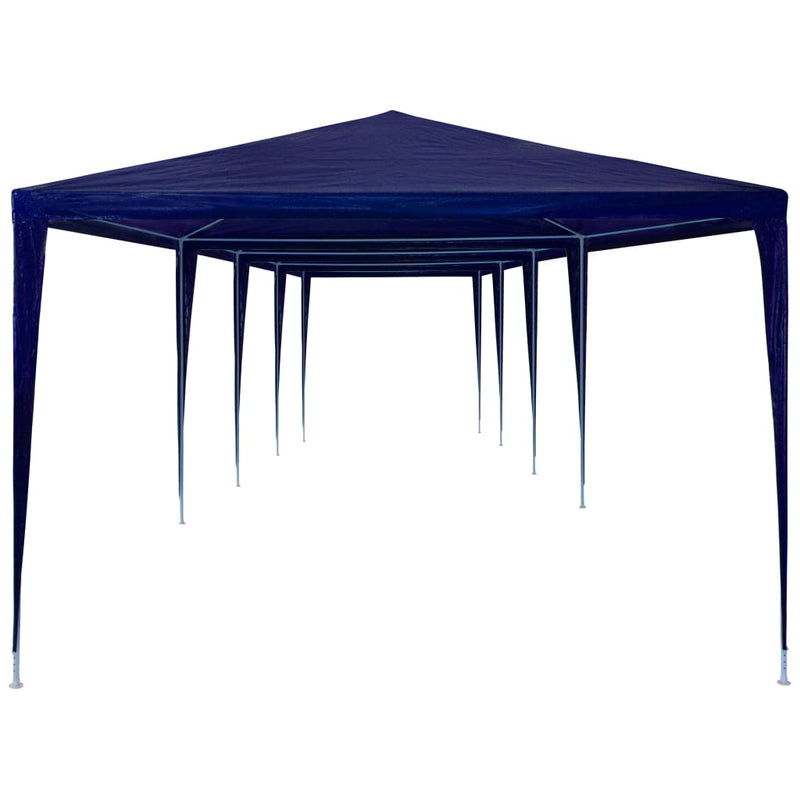 Afbeelding laden in galerijviewer, Vidaxl partytent 3x12 m pe blauw
