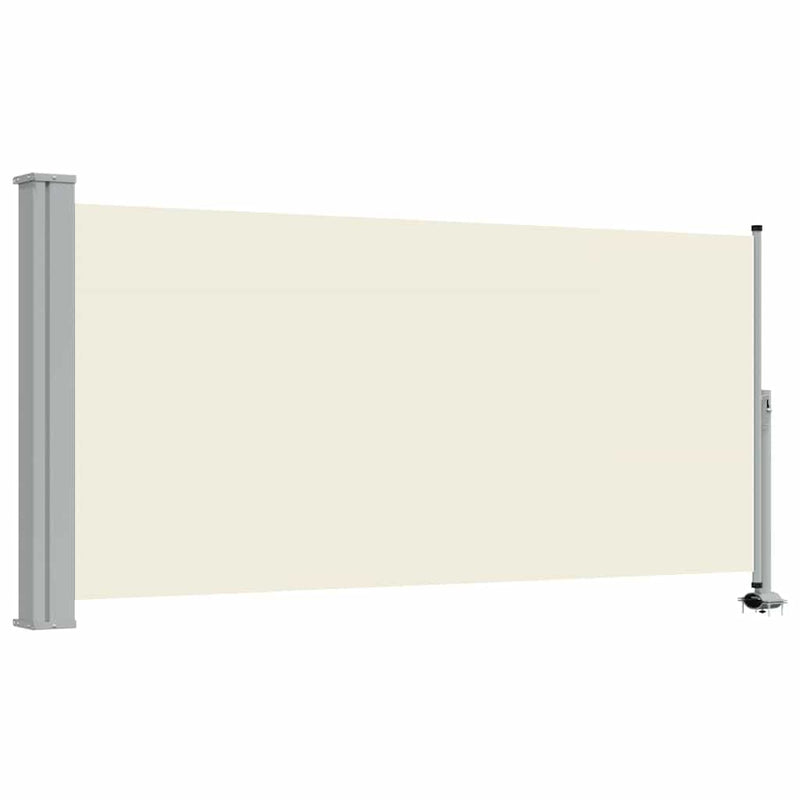 Afbeelding laden in galerijviewer, Vidaxl tuinscherm uittrekbaar 120x300 cm crèmekleurig
