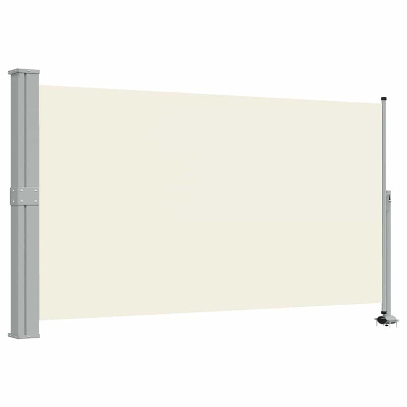 Afbeelding laden in galerijviewer, Vidaxl tuinscherm uittrekbaar 140x300 cm crèmekleurig
