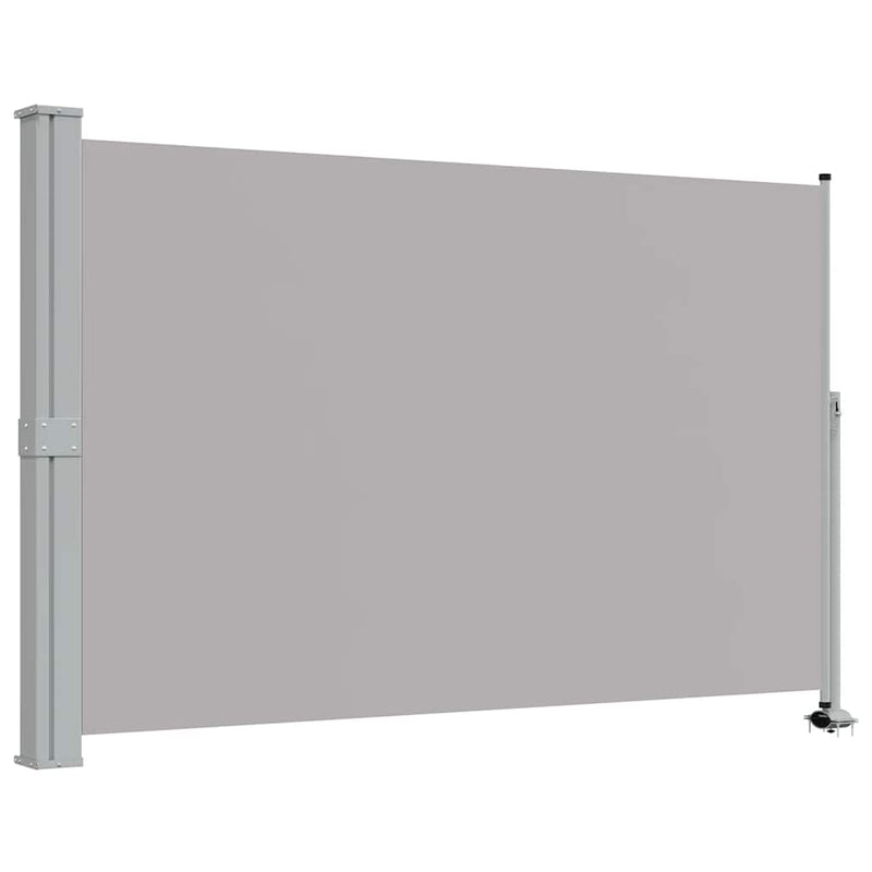 Afbeelding laden in galerijviewer, Vidaxl tuinscherm uittrekbaar 160x300 cm grijs
