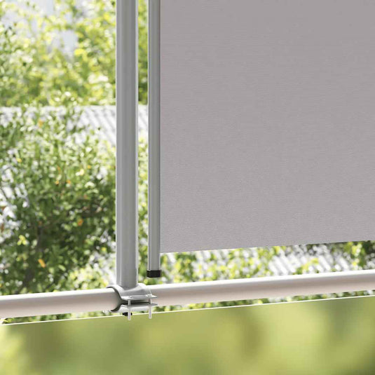 Vidaxl tuinscherm uittrekbaar 160x300 cm grijs