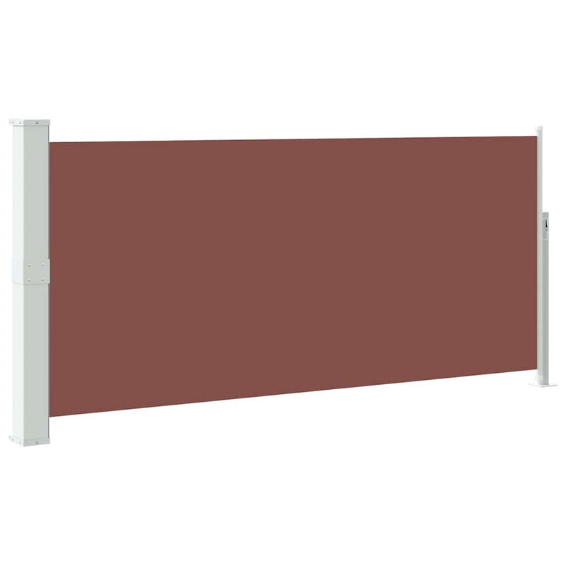 Afbeelding laden in galerijviewer, Vidaxl windscherm uittrekbaar 140x300 cm bruin
